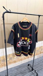 OEM Custom 240 GSM <b>Men's</b> Double Layer Mesh Sublimation Jersey With Cotton Acid Wash Oversized T-Shirt | Streetwear Manufacturer - Product Image 5