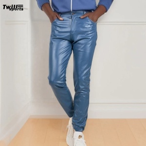 Pantalones de Hombre de Alta Calidad, Transpirables y Ecológicos, con Revestimiento de PU, Color Sólido, con Logotipo Personalizable, Tela de Lona, Estilo Urbano - Product Image 1