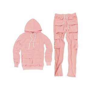 Survêtement personnalisé avec logo, fabricant de vêtements de sport en gros, OEM, marque privée, fournisseur d'ensembles de jogging pour l'entraînement athlétique, usine - Product Image 5