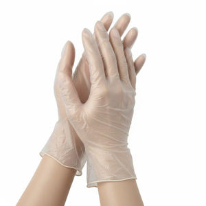 Gants d'examen synthétiques jetables en nitrile et vinyle sans poudre pour le nettoyage domestique, la cuisine et les usages médicaux - Product Image 3