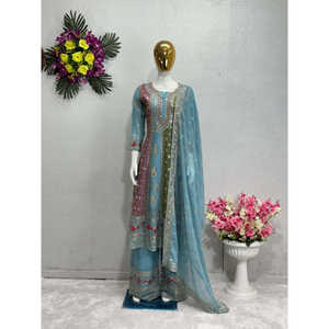 เสื้อผ้ามุสลิมแบบดั้งเดิมที่สวยงามที่สุดและเครื่องประดับสีเบจไซส์42 - Product Image 4