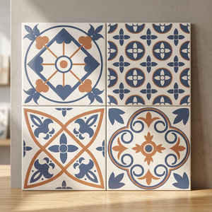 400x400mm Carreau de céramique marocain rustique Carreau décoratif 40x40cm Carreaux de sol en céramique - Product Image 3
