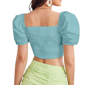 T-shirt court tendance pour femme – Style moderne et confortable pour le quotidien – Design léger et doux - Product Image 3