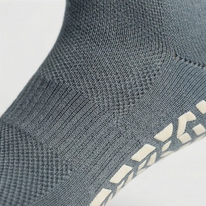 Crew <b>Socks</b> Solid Color Knitted Cotton Breathable Daily Wear Adult Spring Season Regular Style - Product Image 5