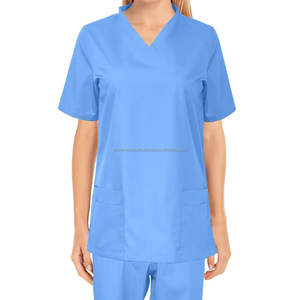 Conjuntos de uniformes médicos de enfermería para mujer a la moda, uniformes médicos de tela de poliéster para Hospital, uniformes médicos femeninos - Product Image 4