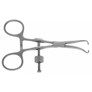 Bone Fragment <b>Clamp</b> Orthopedic Surgical Instrument Stainless Steel Precision Bone Holding Manual Ratchet Locking Mechanism - Product Image 4