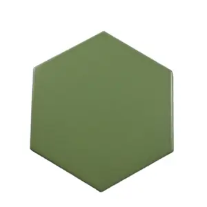 녹색 육각 벽 또는 바닥 타일 200*230*115mm 불산