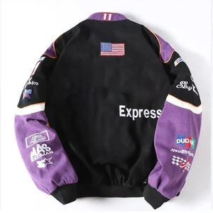 Custom Graffiti Varsity Jacket Baseball Letterman jackets custom Manufacture <b>Button</b> closure varsity jacket for men - Product Image 2