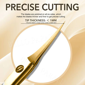 1 Pieza Tijeras Rusas para Cutículas, Herramientas de Manicura Extra Finas, Tijeras para Uñas, Kit de Cuidado Personal, Tijeras Pequeñas para Cejas, Pestañas y Piel Seca - Product Image 4