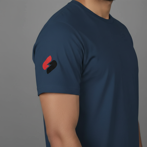 T-shirt en coton à manches courtes pour homme avec logo personnalisé, t-shirt uni décontracté de haute qualité, vêtement basique - Product Image 2