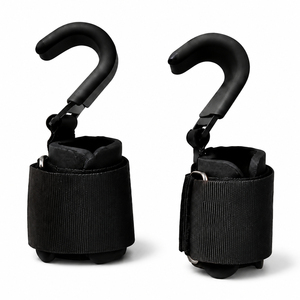 Sangles de poignet robustes personnalisées avec crochets de levage pour haltérophilie, musculation, entraînement en salle de sport et fitness - Product Image 1