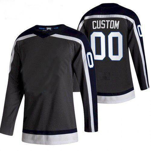 Nouveau Maillot de Hockey sur Glace 2026 en Twill Brodé 3D Unisexe, Faible MOQ, OEM, Qualité Supérieure, Personnalisable, en Coton/Fibre de Bambou Respirant - Product Image 2