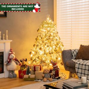 Albero di Natale Premium Pre-Illuminato da 1,37 Metri con Effetto Neve e 150 Luci - Product Image 3