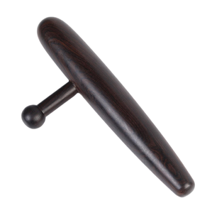 Dispositivo de barra en T de madera oscura y resistente que proporciona un potente apoyo para el tejido profundo, ideal para partes del cuerpo con dolores, disponible a precios de mayoreo. - Product Image 1
