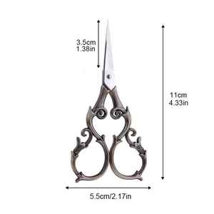 Ciseaux professionnels vintage en acier inoxydable à lame droite, légers, pour droitiers, à manche court, pour cheveux, avec couleur personnalisée - Product Image 6