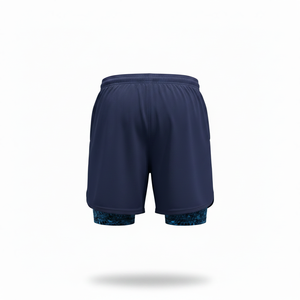 Custom Logo Men's Pickleball <b>Shorts</b> Front Polyester/Cotton Knitted Heat-Transfer Printed Quick Dry Mid Elastic Waist 5 Inch Long - Product Image 3