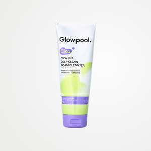 Nettoyant GLOWPOOL Coréen K-Beauty Glowful Cica BHA Mousse Nettoyante en Profondeur Fabriqué en Corée Centella Asiatica - Product Image 2