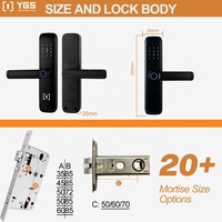 Serrure de porte intelligente Zigbee Bluetooth 5.0 Homekit, déverrouillage par empreinte digitale, serrure de porte intérieure intelligente pour Mr Aqar, carte-clé, serrure de porte Homekit