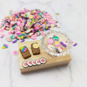 ชิ้นส่วนอาหารจิ๋วจากดินโพลิเมอร์สำหรับตกแต่งบ้านตุ๊กตา งานฝีมือ DIY และอุปกรณ์ตกแต่งเล็บ สำหรับเด็กอายุ 14 ปีขึ้นไป - Product Image 3