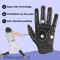 Guantes de Bateo de Cuero Transpirables 2.0 Signature para Béisbol/Sóftbol/Teeball, Agarre Superior para Invierno, Unisex, Múltiples Tallas (11)