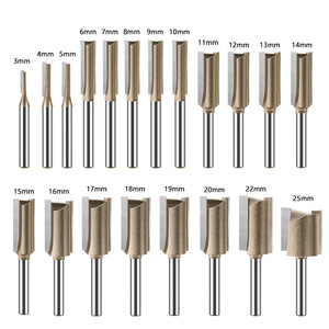 قطعة فلوت مستقيمة مزدوجة القاطع بدرجة احترافية مثالية لتقطيع الأخشاب الصلبة وتنميط الحواف - Product Image 3