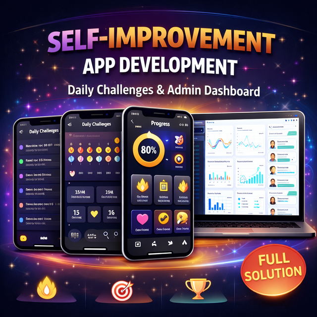 High-Performance Daily Challenge Mobile App Habit Tracking Advanced Admin Dashboard Multi-OS (Linux/MAC/) Stock Internet