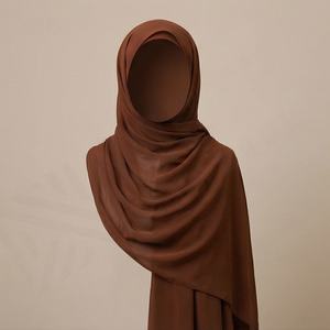 Hiyab de Chifón Sedoso de Alta Calidad, Personalizable en Color, con Imán, para Mujeres Musulmanas, Pañuelo Instantáneo para la Cabeza, Suave, Transpirable, Premium y a la Moda - Product Image 4