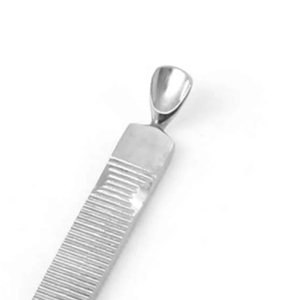 Pousse-cuticules professionnel en acier inoxydable pour pédicure Hip Hop, double extrémité, outil de nettoyage des ongles des pieds, manucure et pédicure - Product Image 3