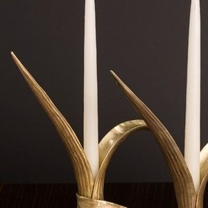 Candélabre de luxe en laiton doré, fait main, motif feuille botanique, moderne nordique, pour bougies coniques, décoration de table de mariage et de maison, centre de table artistique - Product Image 2