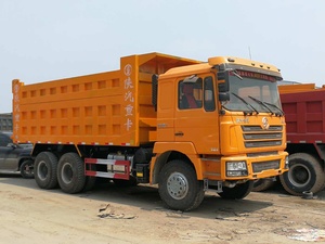 Camion benne poids lourd Shacman F3000 6x4, capacité 41-50t, moteur diesel, transmission manuelle pour le transport d'engins - Product Image 4