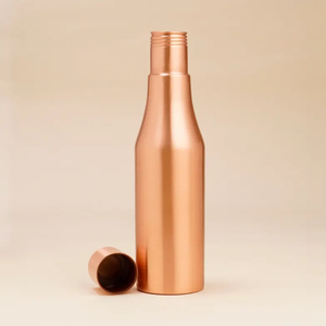 Professional Grade Copper Hydration <b>Flask</b> Customizable Branding Bulk Purchase Pure Copper <b>Bottle</b> Set Classic Minimalist Style - Product Image 4