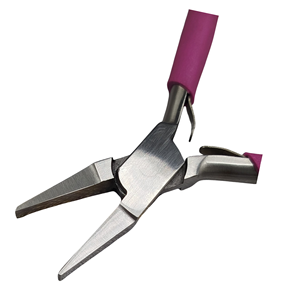 Alicates de Punta Plana, Herramienta para Hacer Joyas, para Doblar, Sujetar, Dar Forma y Conformar Alambre, Alicates Profesionales para Artesanía de Joyería - Product Image 1