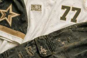 เสื้อยืดคอกว้างทรงหลวม แขนเสื้อแบบดรอปโชว์เดอร์ ลายบล็อกสี พิมพ์ลายดาวและตัวอักษร สไตล์ฮิปฮอป สำหรับฤดูร้อน - Product Image 6