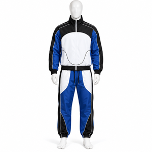 Fabrication de survêtements coupe-vent légers 2 pièces, veste zippée et pantalon, OEM ODM - Product Image 6