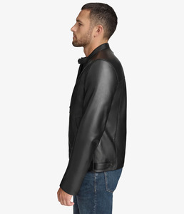 Hot Selling Men Clothing Leather Jacket New Fashion Men Leather Jacket Windproof Leather Jacket Best Material Leather Jacket New - Product Image 4