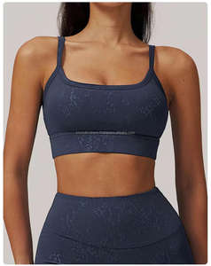 High Support <b>Racerback</b> Style Pilates <b>Bra</b> Custom Logo All-Day Comfort Plus Size Wholesale Supportive Flexible - Product Image 3