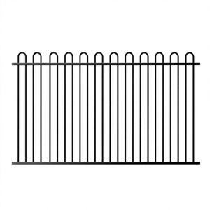 Panneaux de clôture décoratifs galvanisés à chaud pour piscine, clôture de piscine à arceau décoratif, clôture de sécurité pour jardin et piscine - Product Image 1