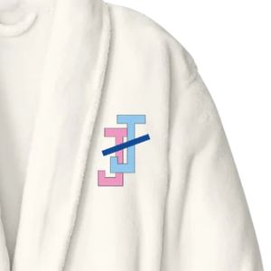 Peignoir en microfleece pour femmes Premium Jack and Jill, doux et moelleux, avec ceinture réglable et poches - Product Image 4