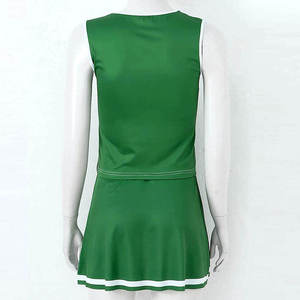 Uniforme de Porristas Personalizado para Mujer, de Alta Calidad, Poliéster y Spandex Ligeros, Impresión por Transferencia de Calor, 120g, Ropa Deportiva - Product Image 5
