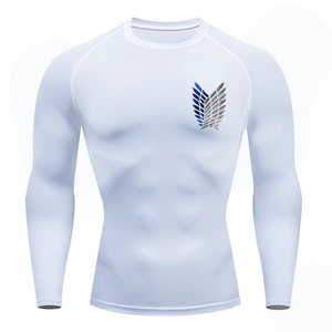 Camiseta de Compresión de Poliéster Personalizada de Manga Larga para MMA, Ajustada y Transpirable - Product Image 5