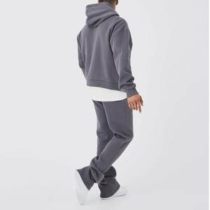 Custom Logo Active <b>Pullover</b> Cotton Polyester Pocket <b>Pullover</b> <b>Men</b> Tracksuit - Product Image 2