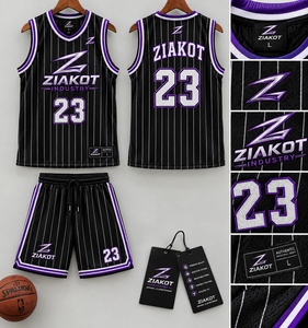 Venta al por Mayor Directa de la INDUSTRIA ZIAKOT, Jersey de Baloncesto Personalizado Marrón con Rayas Blancas y Doradas, Auténtico - Product Image 3