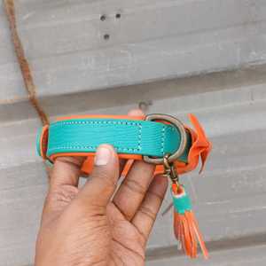 Honeypet Custom Luxury Adjustable <b>Dog</b> Collar Leash Set Pure Colorful Soft <b>Button</b> Closure Multifunctional Features - Product Image 4