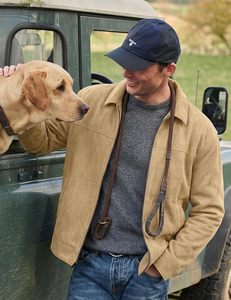 Men's Tan <b>Suede</b> <b>Jacket</b> Turn-down Collar Zipper Closure Casual Regular Length Autumn Wear - Product Image 6