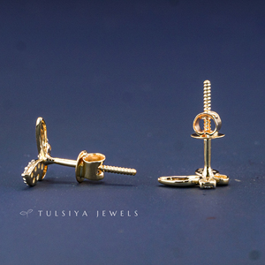 Boucles d'oreilles clous en or 14 carats avec diamants de laboratoire pour hommes et femmes, style moderne et élégant, pierres de qualité supérieure pour les soirées - Product Image 6