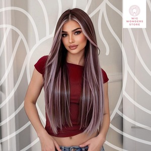 Oferta Especial en Extensiones de Cabello Humano Color Piano, Lisas y Sedosas, Cabello Virgen Remy, Aspecto Natural y Moderno, en Venta - Product Image 2