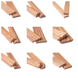 Moldura Decorativa de Madera Sólida para Gabinetes, Moldura de Cocina para Muebles de Hotel y Villa Contemporáneos y Decoración de Interiores - Product Image 1