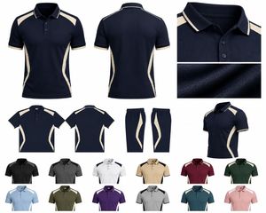 Camiseta Deportiva de Manga Corta para Hombre, Negra, Transpirable, Tejido Jersey ODM, Secado Rápido, Corte Regular, Diseño Sólido, Cierre con Botones - Product Image 6
