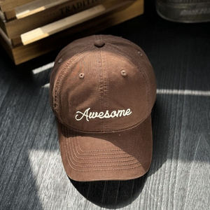 Literary Retro <b>Baseball</b> <b>Cap</b> Front Metal Buckle Letter Denim 100% Cotton Streetwear Back Closure Spring Autumn Outdoor Common - Product Image 2