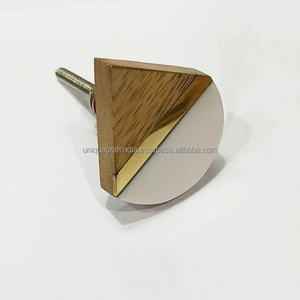 Bouton de tiroir de salon en gros forme ronde bouton en bois de résine 30 mm boutons d'armoire maison hôtel porte tiroir commode meilleure qualité - Product Image 6